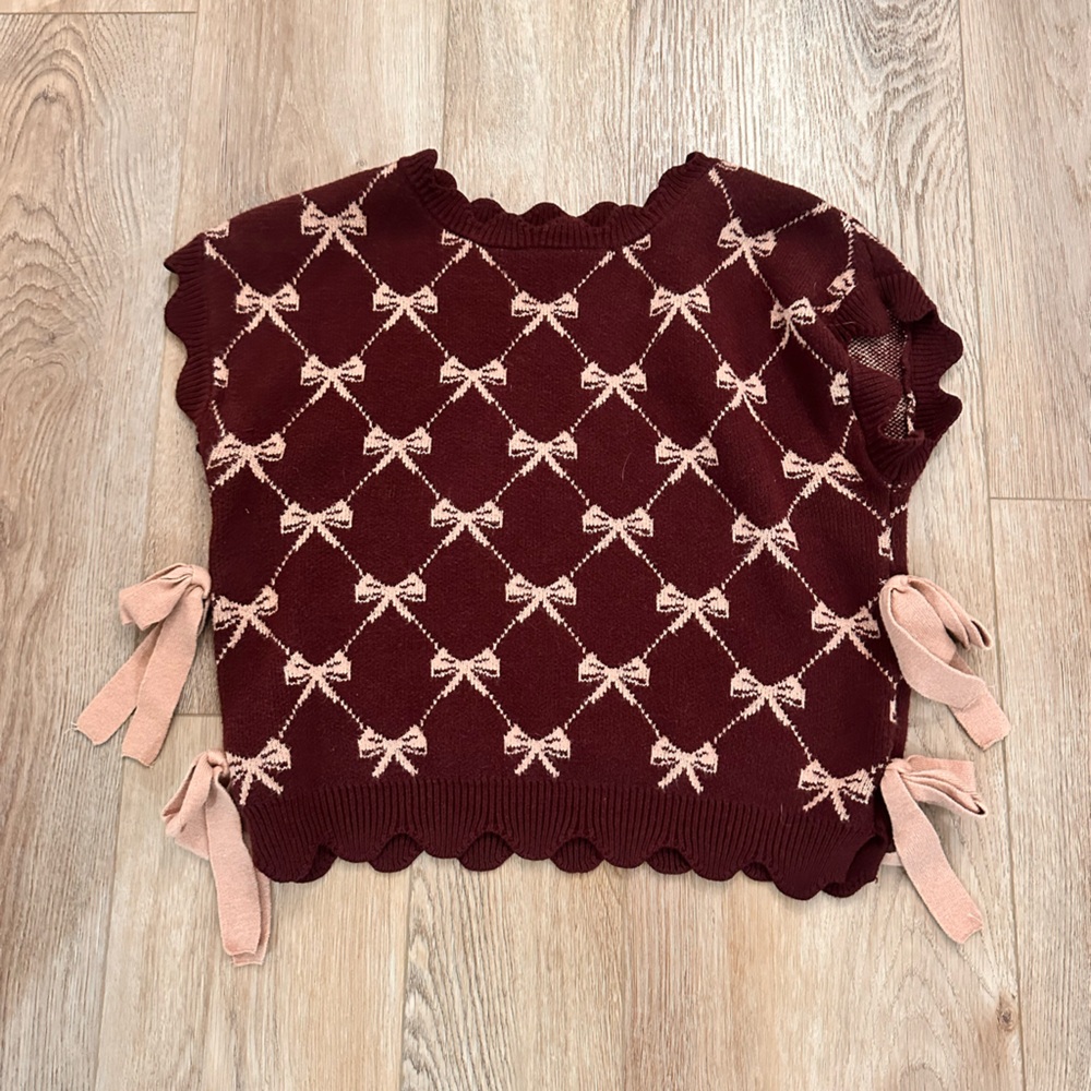 Blu Pepper Maroon Knit Sweater - Picture 3 of 3